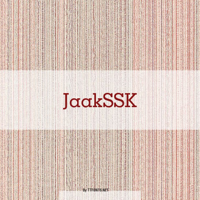 JaakSSK example